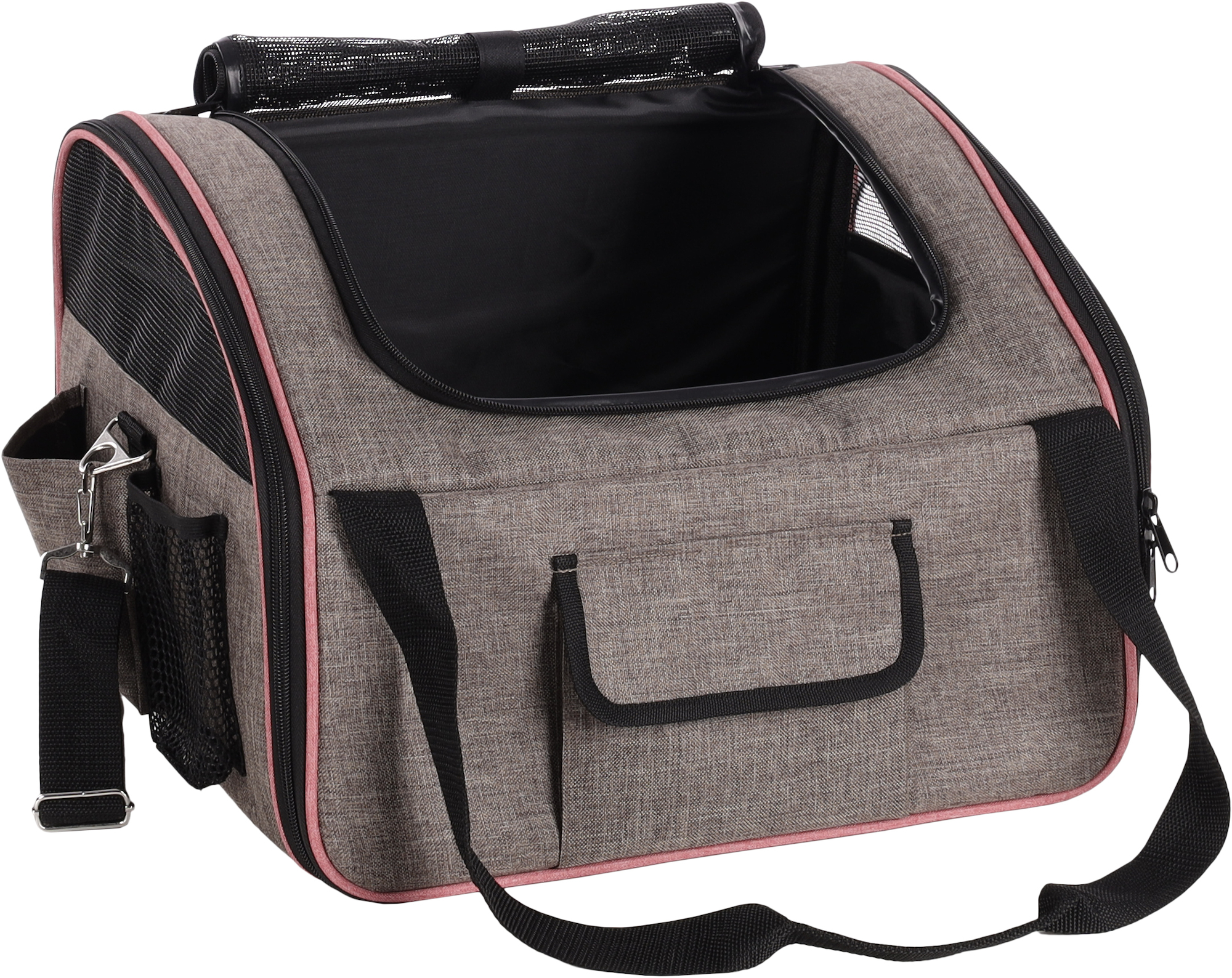 Flamingo Xenophon siège auto taupe pour chiot jusqu'à 10 kg